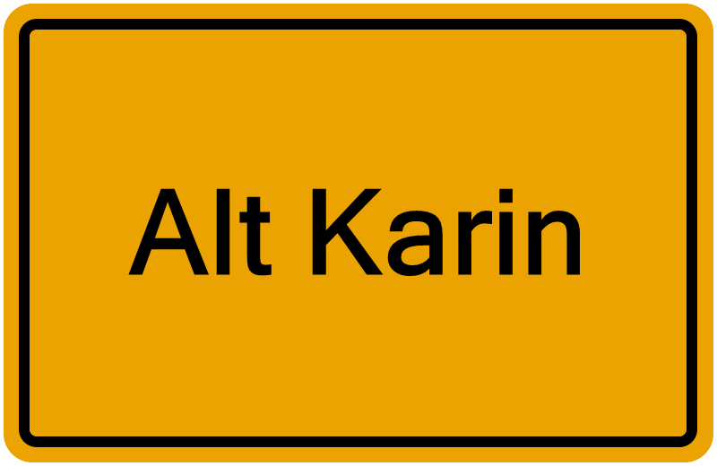 Handelsregisterauszug Alt Karin